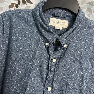 Denim & Supply Ralph Lauren Mens Paisley AOP Long Sleeve Button Up Shirt Sz XL
